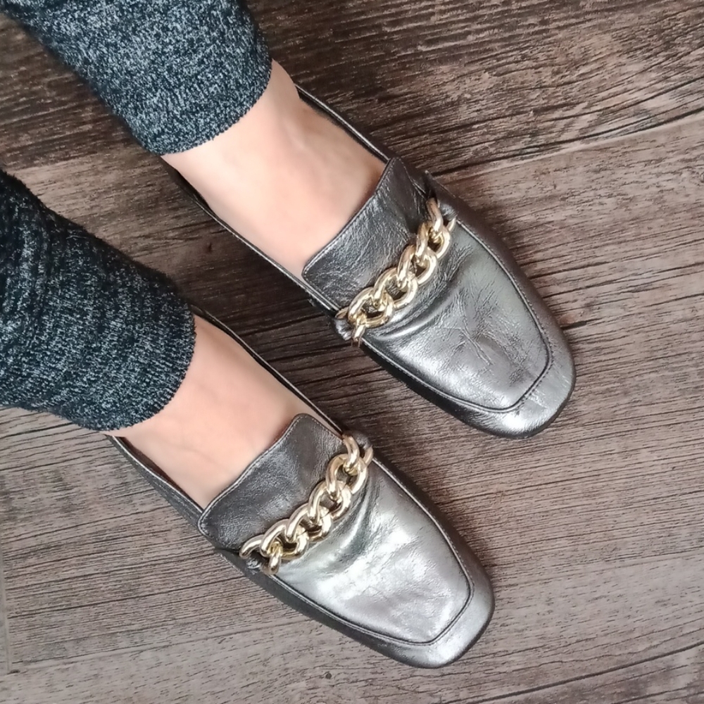 Zara basic block heel
